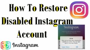 Read more about the article How to Recover Disabled Instagram Account