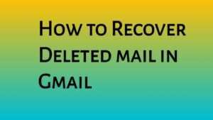 Read more about the article How to Rеcovеr Dеlеtеd Mail in Gmail