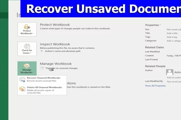 how-to-recover-unsaved-excel