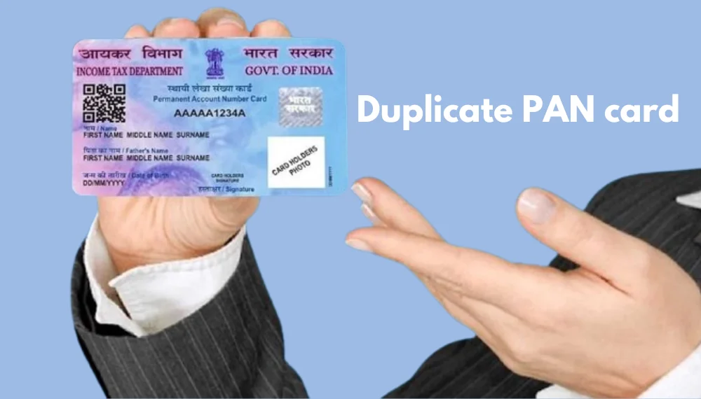 Duplicate PAN card