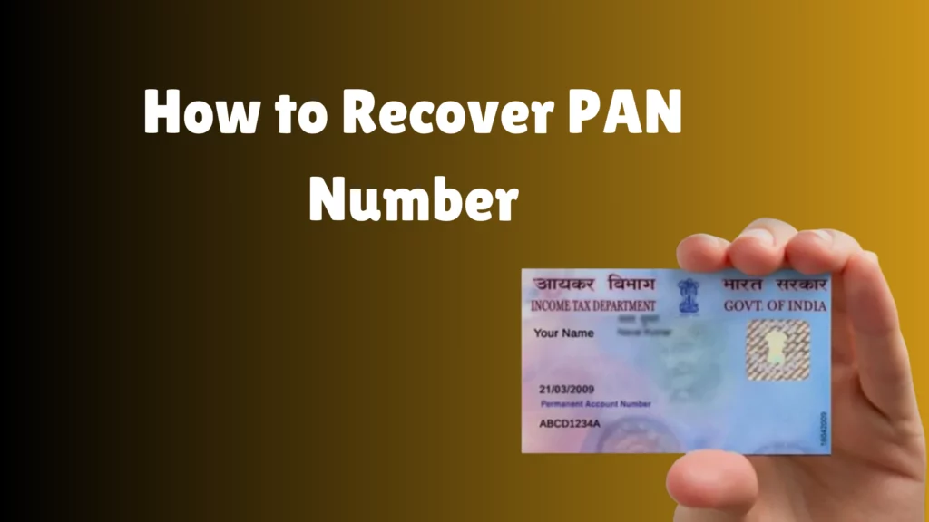 how-to-recover-pan-number